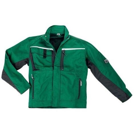 Veste de travail Champ, Taille M, vert /gris