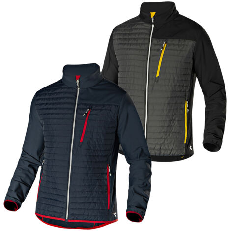 Veste de travail Diadora Utility Hybrid Sweat-Jacket Color Block - L - Noir