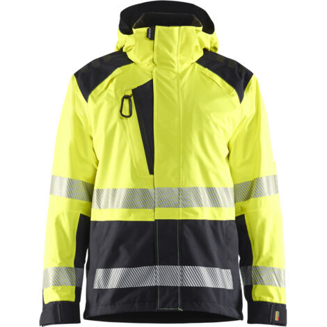 Veste de travail hardshell haute visibilité 4435 - Jaune/Noir 6XL