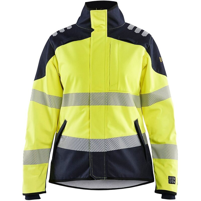 Blaklader - Veste de travail hardshell multinorme femme 4448 - Jaune/Marine xxxl