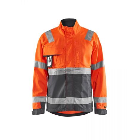 Veste de travail haute visibilité 4064 - Orange fluo/Anthracite 4XL