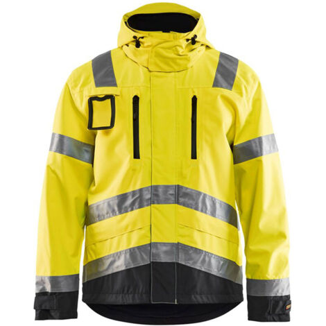 Veste de travail haute visibilité 4837 - Jaune fluo/Noir XL