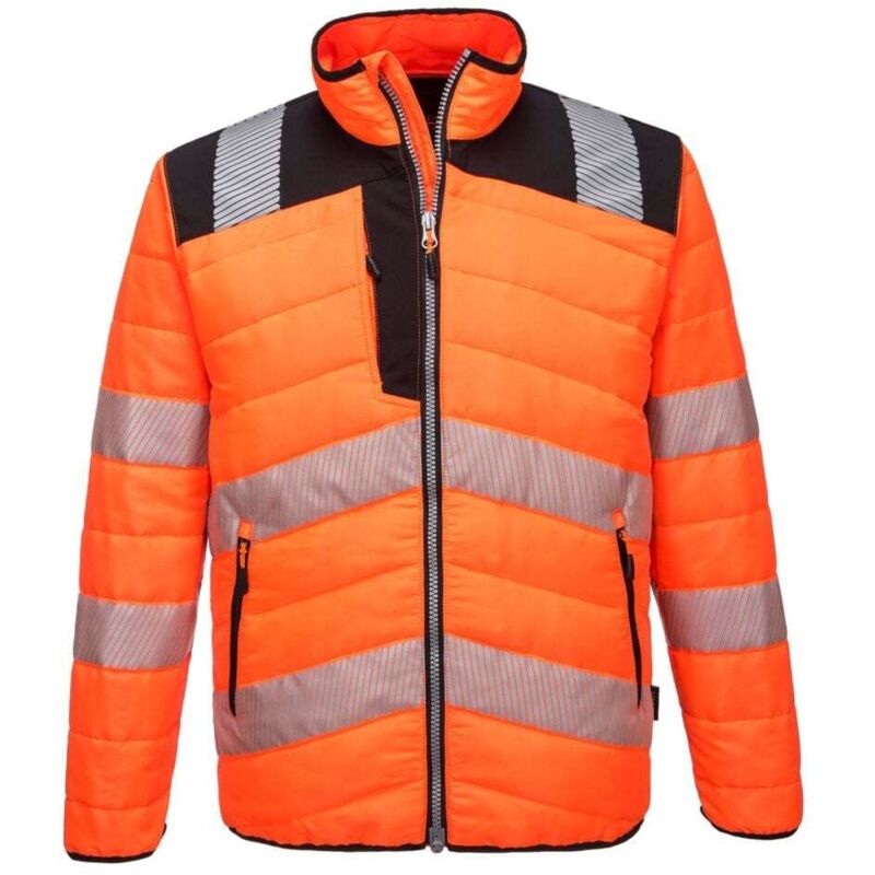 Portwest - Veste de travail haute visibilité baffle Orange / Noir 5XL