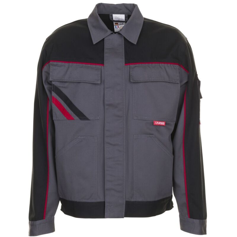 Blouson à ceinture Highline Taille 52 ardoise/noir/rouge 65 % pes / 35 % coton