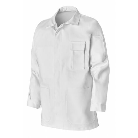 Veste de travail homme multipoches NEW PILOTE blanc T52 - MUZELLE DULAC - 400VE1BC52