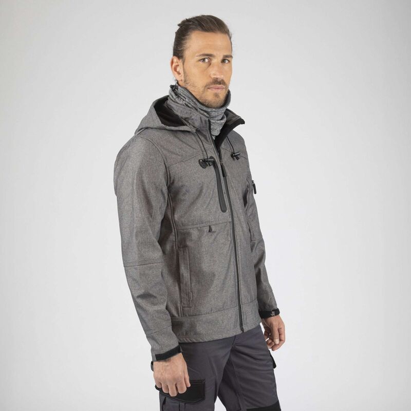 Veste de travail flores gris chine taille xl