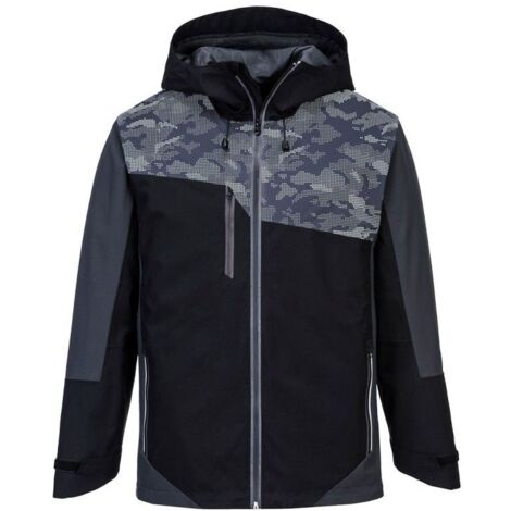 Veste de travail imperméable Portwest X3 Noir / Gris L