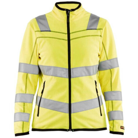 Veste de travail micropolaire haute visibilité femme 4966 - Jaune fluo XL