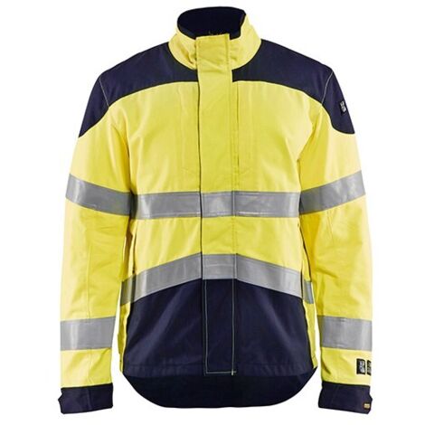 Veste de travail multinormes inhérent 4089 - Jaune fluo/Marine XXL
