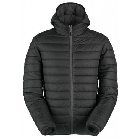 Veste de travail noire matelassée Thermic Easy avec zip et capuche taille XXL Kapriol