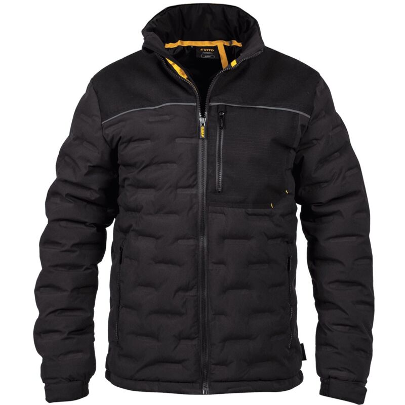 Veste rembourée Taille XXL Noire Hiver Travail Loisirs VITO