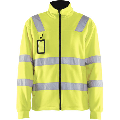 Veste de travail polaire haute visibilité 4833 - Jaune fluo 4XL