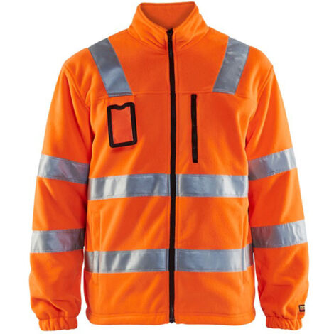 Veste de travail polaire haute visibilité 4853 - Orange fluo XXXL
