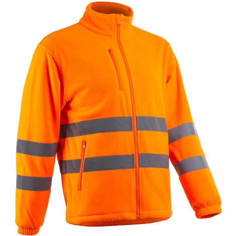 Veste de travail polaire haute visibilité RITTO - Orange FLuo 4XL - 64/66