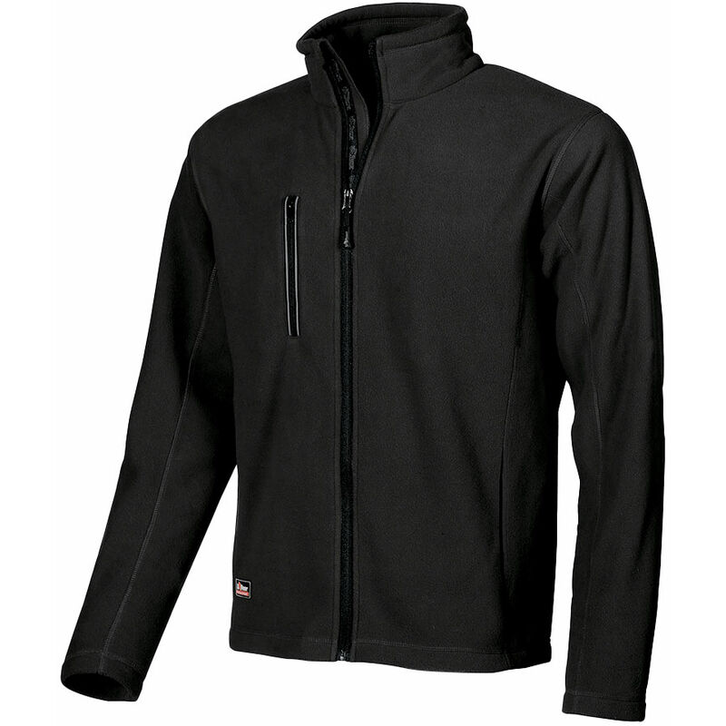 u-power - veste de travail polaire zippée warm - noir 3xl