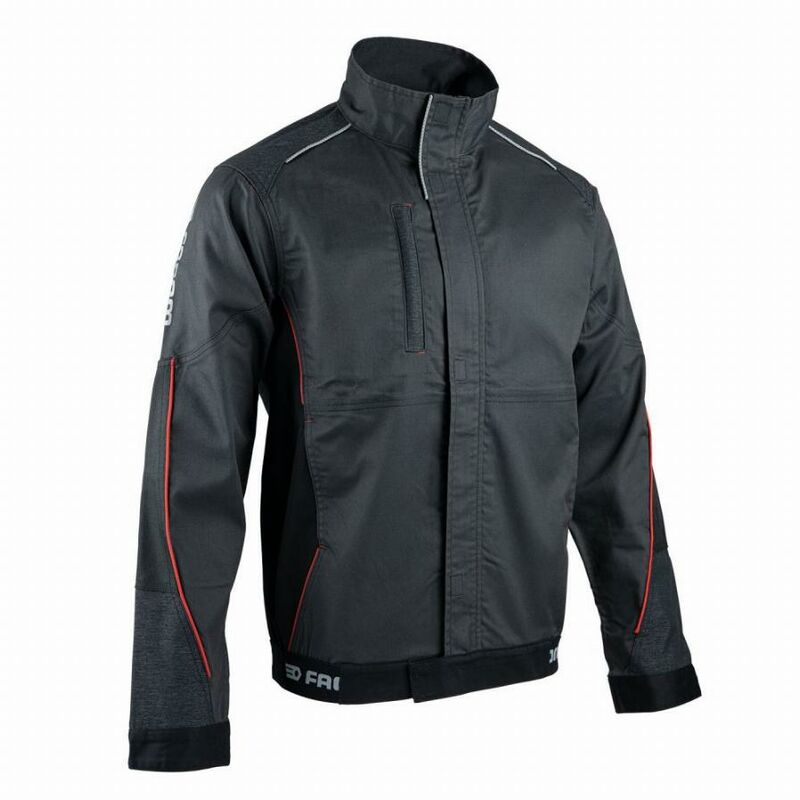 Veste de travail stretch Facom Flexi Noir/Gris/Rouge Taille xxxl - FXWW2000E-XXXL