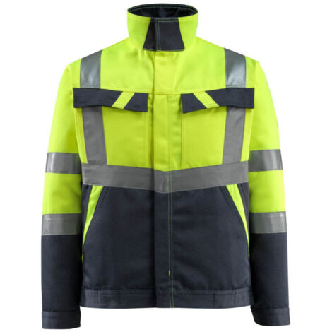 Veste de travail Safe Light Mascot Jaune / Marine XXL