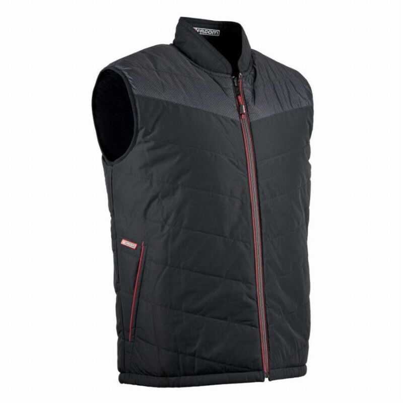 Bodywarmer Facom réversible flag Noir l