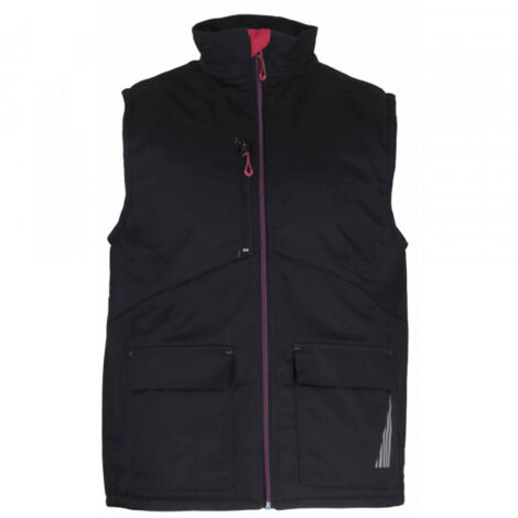 Veste de travail sans manches matelassé FUSION - NOIR S - 2