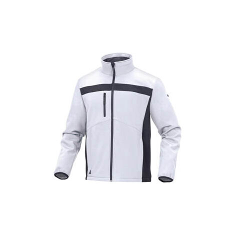 VESTE DE TRAVAIL SOFTSHELL BLANCHE - DELTA PLUS - LULE2BC0   46/48 (S)