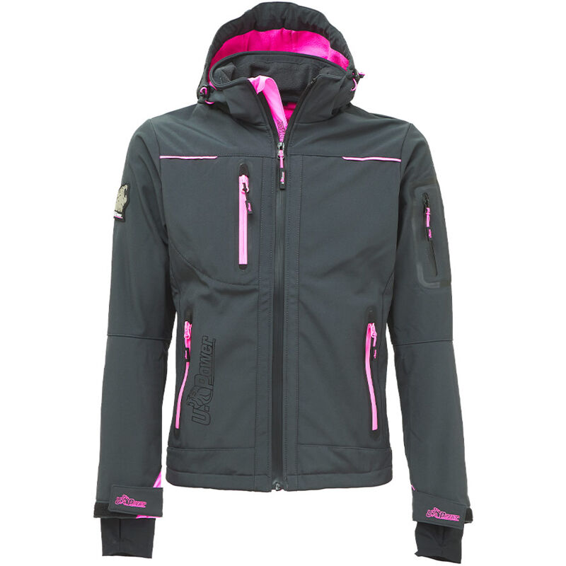 Veste Softshell Imperméable Respirant Coupe-Vent space lady l - U-power