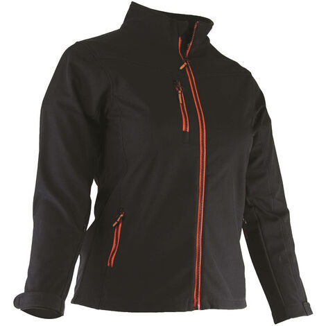 Veste de travail softshell femme LMA ALBA Noir XXL