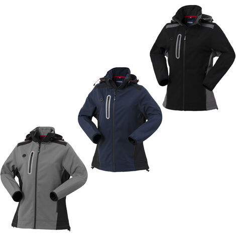 Veste de travail softshell femme Rossini Smarty Lady - L - Bleu