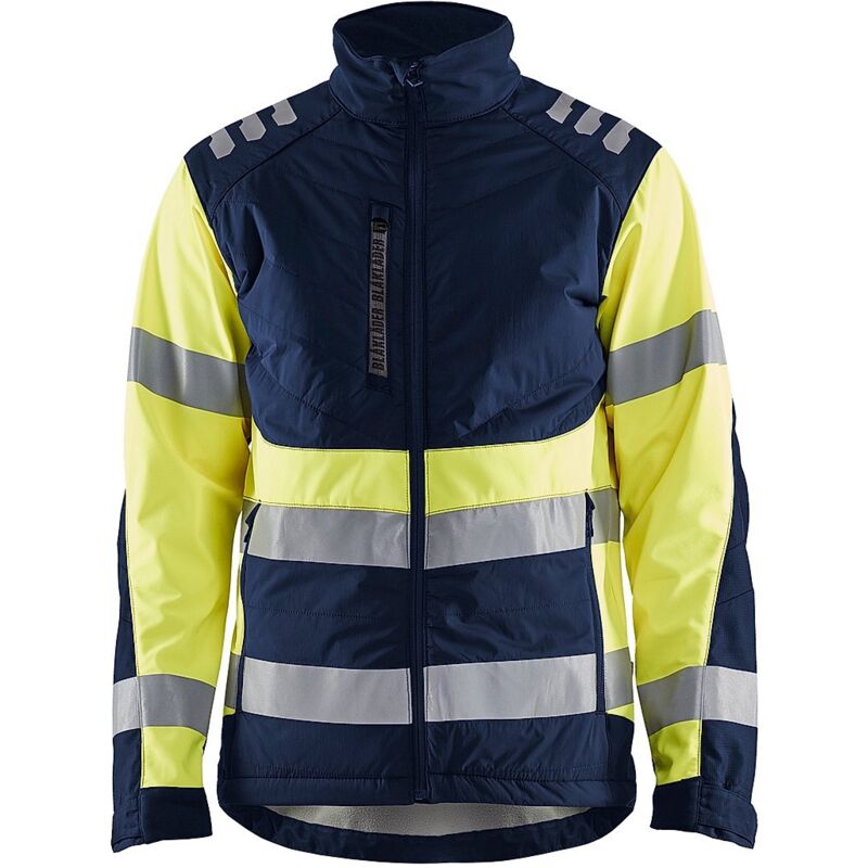 Veste de travail softshell haute visibilité 4497 - Marine/Jaune fluo xxl