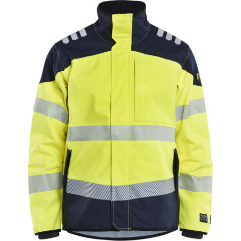 Veste de travail softshell multinormes 4948 - Jaune fluo/Marine XL
