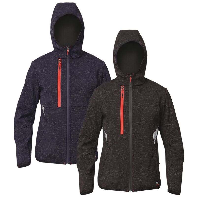 Veste de travail softshell Siggi Finder - l - Bleu - Bleu