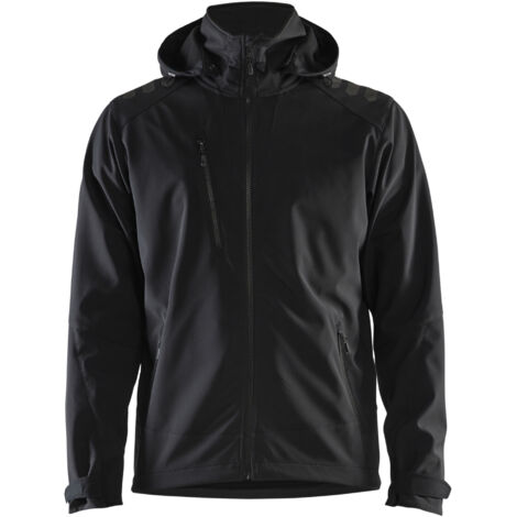 Veste de travail softshell stretch 2D 4749 - Noir/Noir L