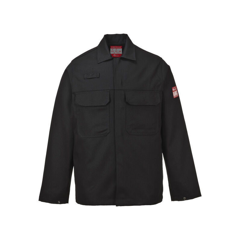 Veste de soudure 100% coton, taille l Portwest BIZ2BKRL