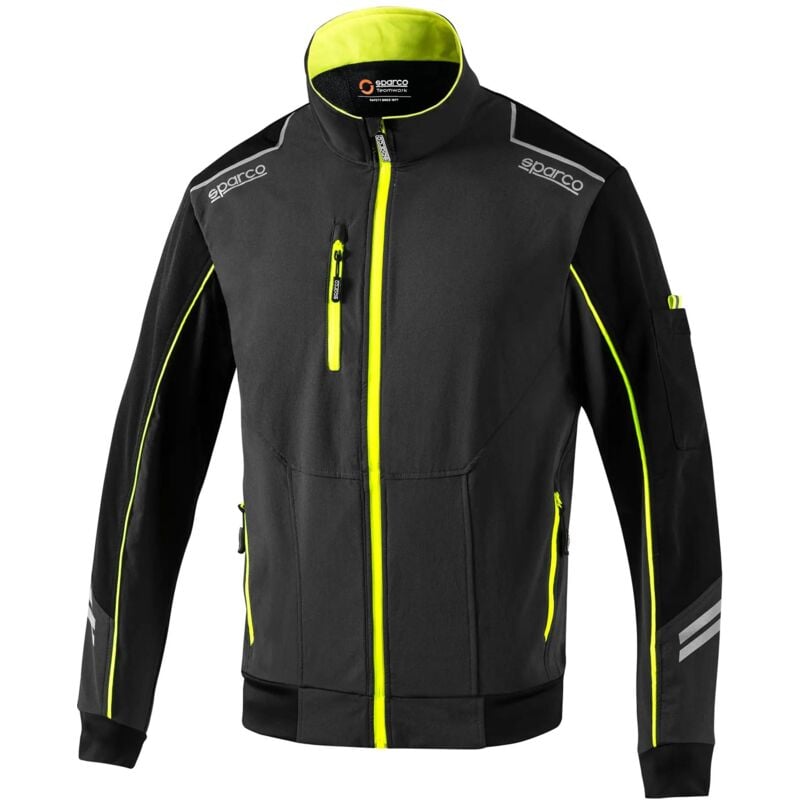 Sparco 02413GSGF Veste de travail Tech Light-Shell Austin Gris/Jaune xl