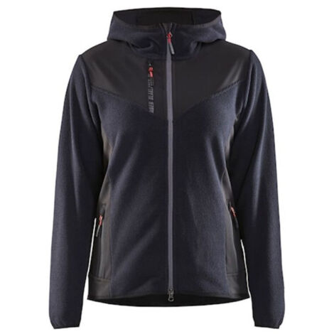 Veste de travail tricotée femme 5941 - Marine foncé/Noir S