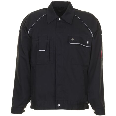 Veste de travail,Canvas,320g/qm, Taille 58,noir