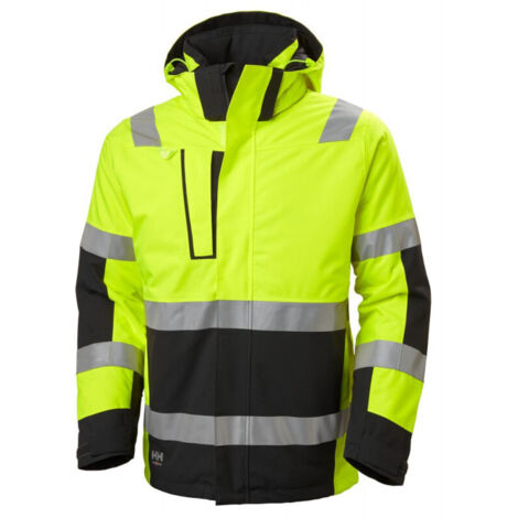 Veste d'hiver ALNA Taille M. Jaune HV/ebony Helly Hansen