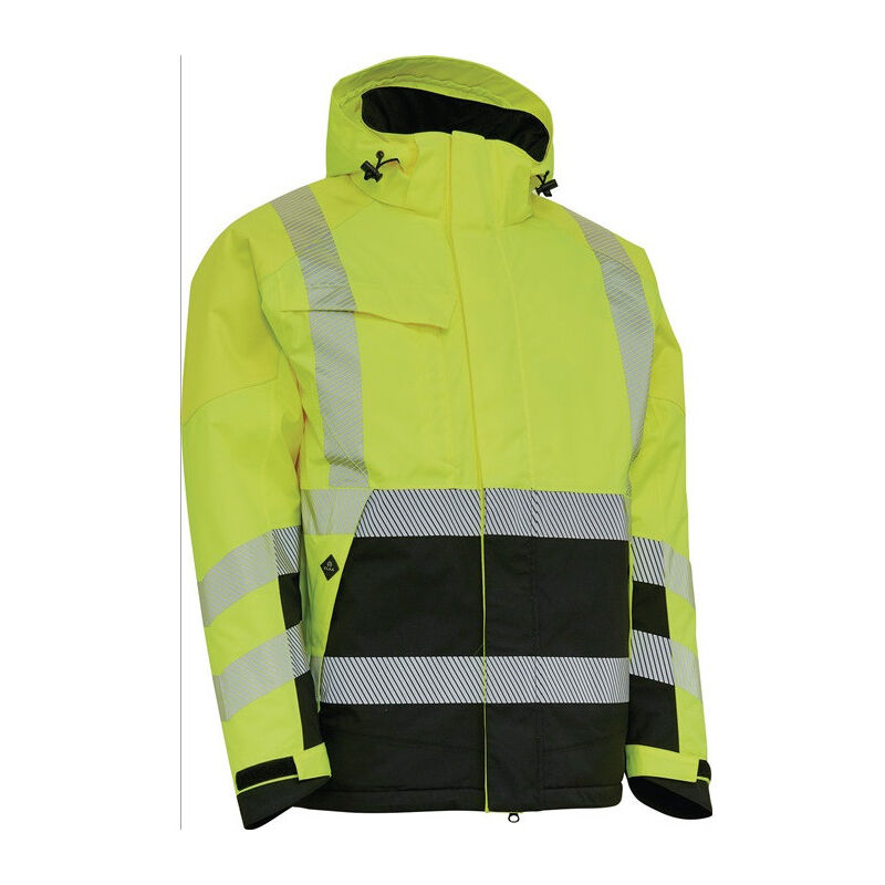 Veste d'hiver haute visibilité visible xtreme Taille m jaune/marine elka rainwear