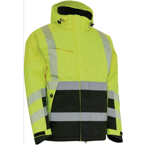 Veste d'hiver haute visibilité VISIBLE XTREME Taille XL jaune/marine ELKA RAINWEAR