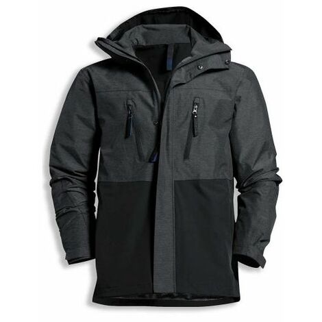 Veste d'hiver Uvex SuXXeed 3 en 1 imperméable graphite - Uvex Safety - Taille XL - Gris