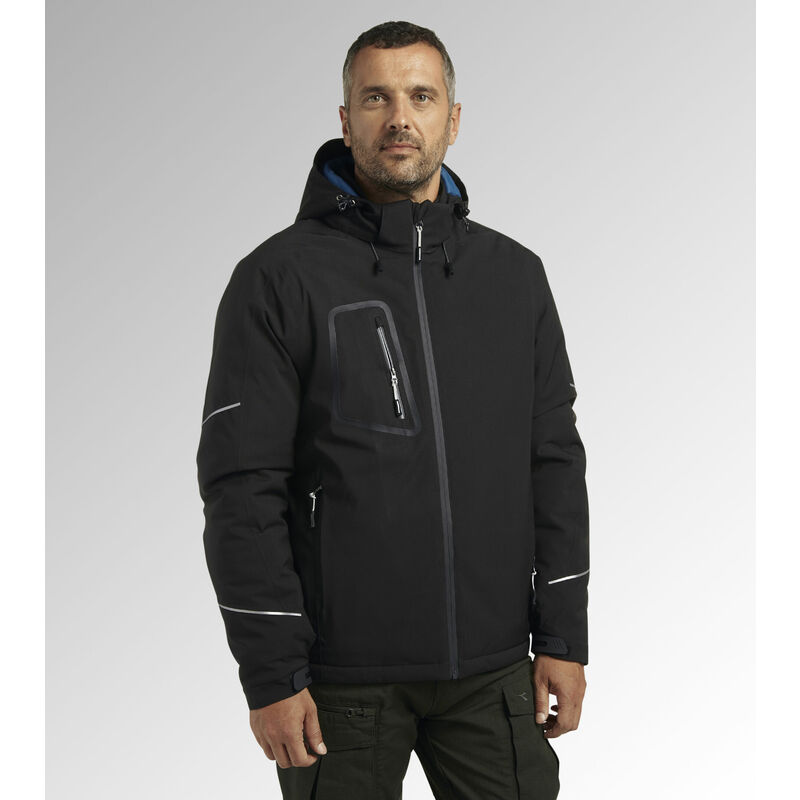 Veste de travail imperméable padded cross - Noir l Veste de travail imperméable padded cross - Noir l