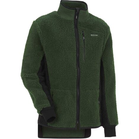 Veste en fibre polaire KOX Vert/Noir Taille 50/52
