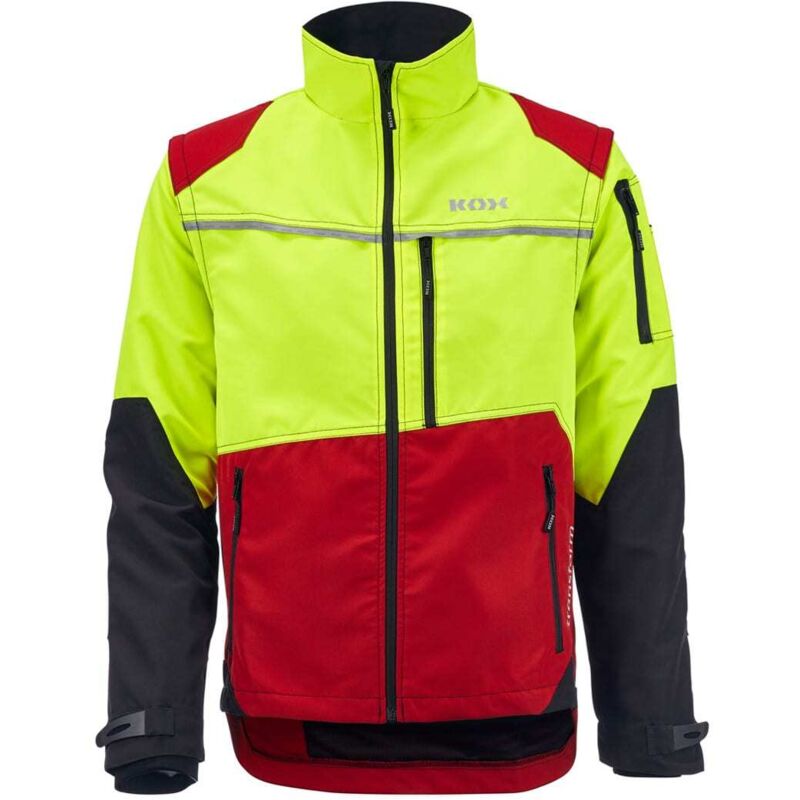 Veste forestière KOX Transform Rouge/Jaune Taille 54/56