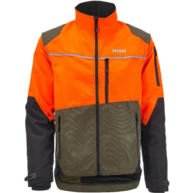 KOX - Veste forestière Transform Vert olive/Orange 54/56 (=L/03)