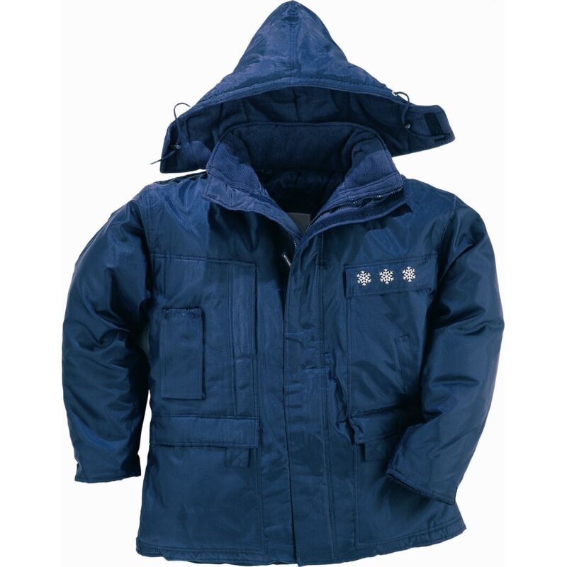 Veste Delta Plus froid extreme polyester / coton bleu marine laponie ii - LAPO2BL0 48/50 (m)