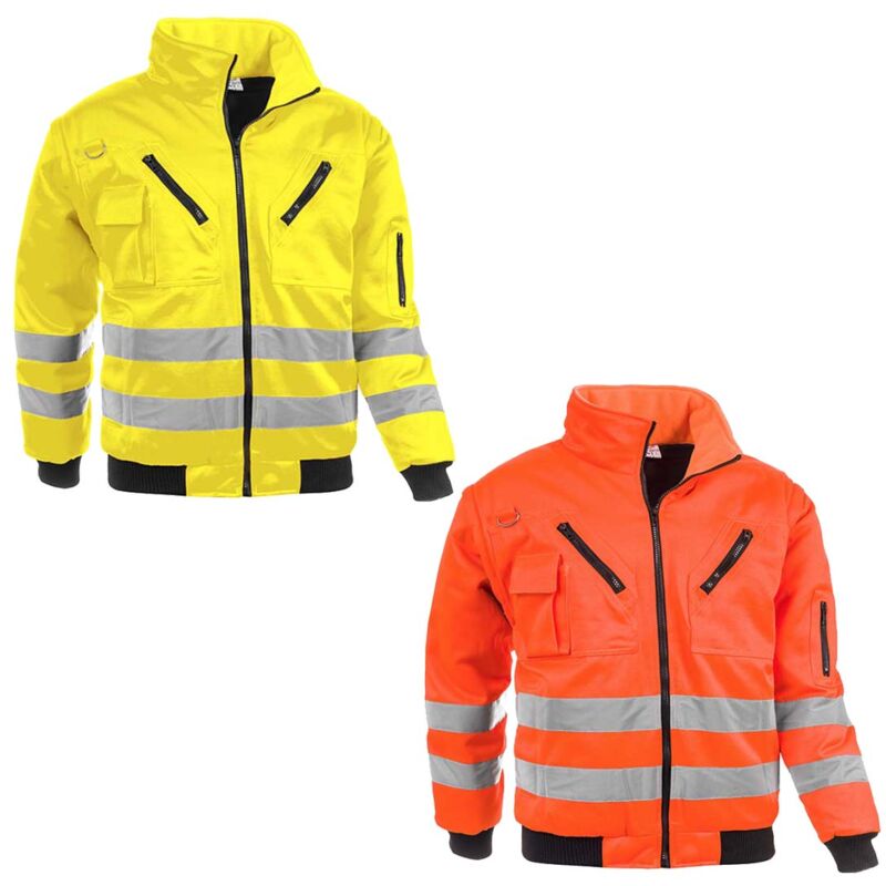 Veste gilet de travail haute visibilité Sottozero Nuovo Cantoniere 2380A - M - Orange