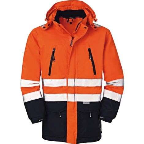 Veste haute visibilité Detroit orange/navy,Taille S