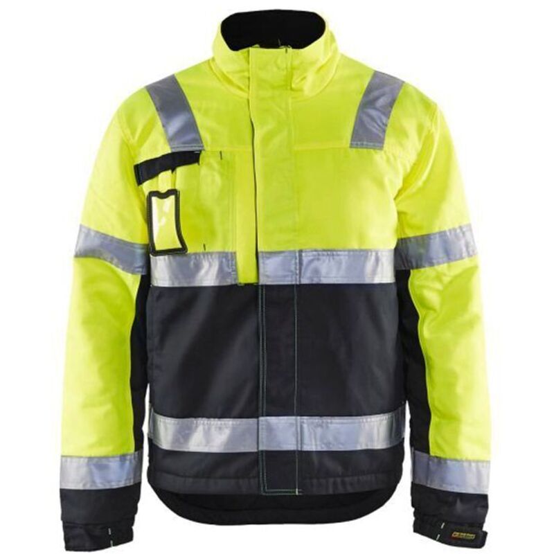Veste de travail hiver haute visibilité 4862 - Jaune fluo/Noir xxl