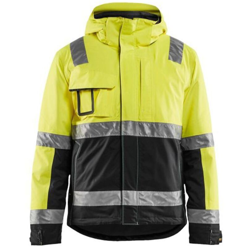 Veste de travail hiver haute visibilité stretch 4870 - Jaune fluo/Noir L