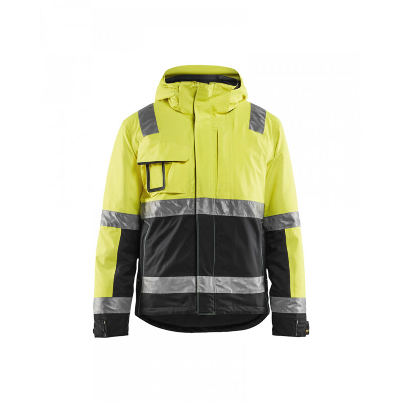 Veste de travail hiver haute visibilité stretch 4870 - Jaune fluo/Noir xl