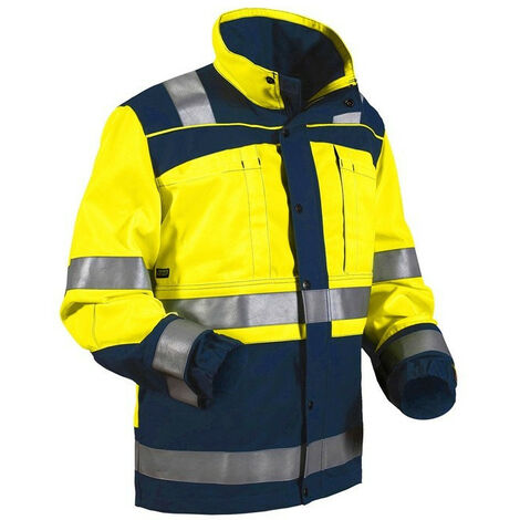 Veste haute visibilité jaune/marine 4029 BLAKLADER - Jaune / Bleu clair - 2XL